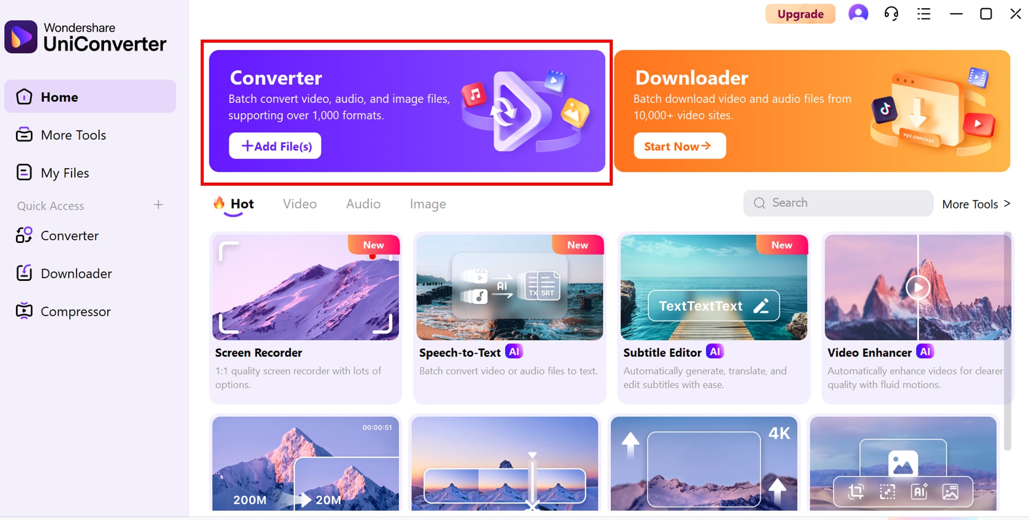 UniConverter: GIFs für Batch-Konvertierung hinzufügen